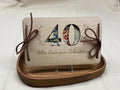 Geldgeschenk aus Holz „40. Geburtstag“
