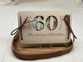 Geldgeschenk aus Holz „60. Geburtstag“